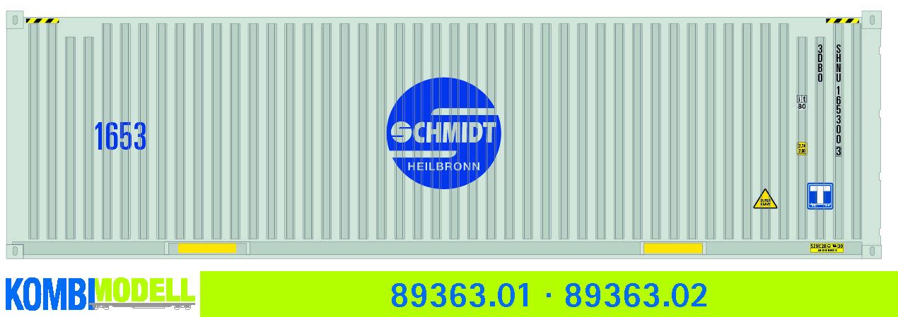 Kombimodell 89363.02 WB-B /Ct 30' Letterbox Schmidt Group" (kleines Logo, 2-Tür) #SHNU 169500
